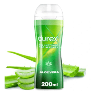 Vandens pagrindo lubrikantas ,,DUREX Massage 2in1 Aloe Vera“