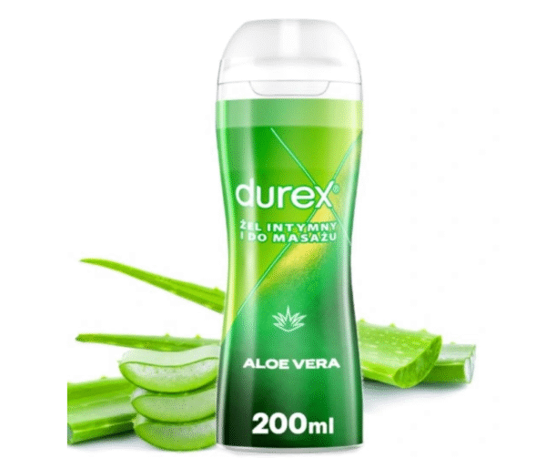 Vandens pagrindo lubrikantas ,,DUREX Massage 2in1 Aloe Vera“